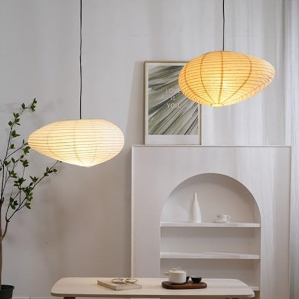 Isamu Noguchi Wabi Sabi Paper Pendant Light