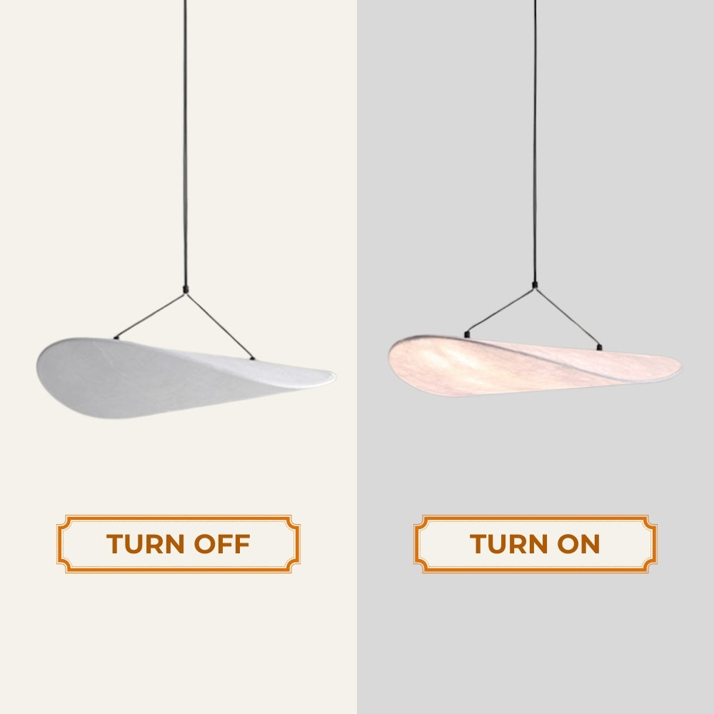 Tense Cloud Japanese Wabi Sabi Silk Pendant Light