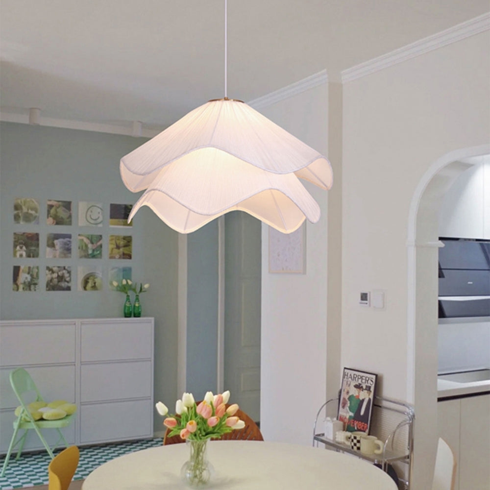 Lia Wabi Sabi Fabric Pendant Light