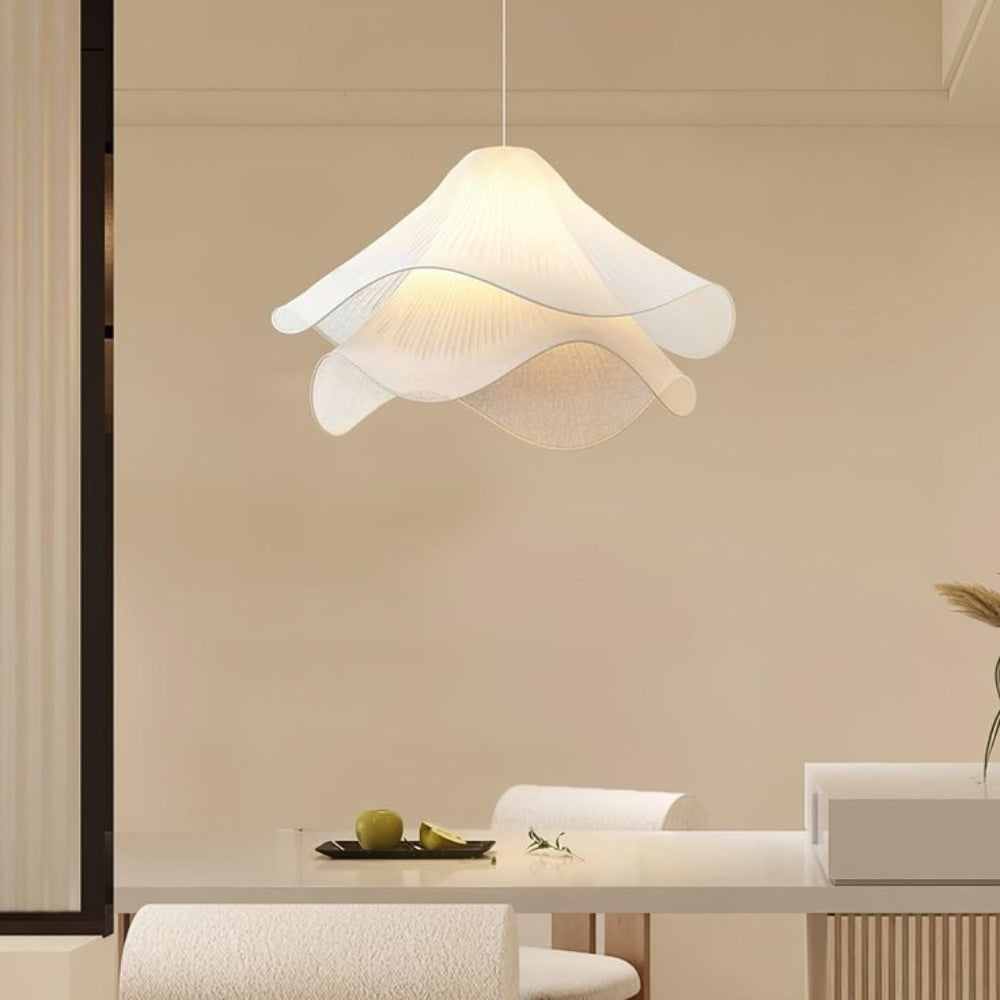 Lia Wabi Sabi Fabric Pendant Light