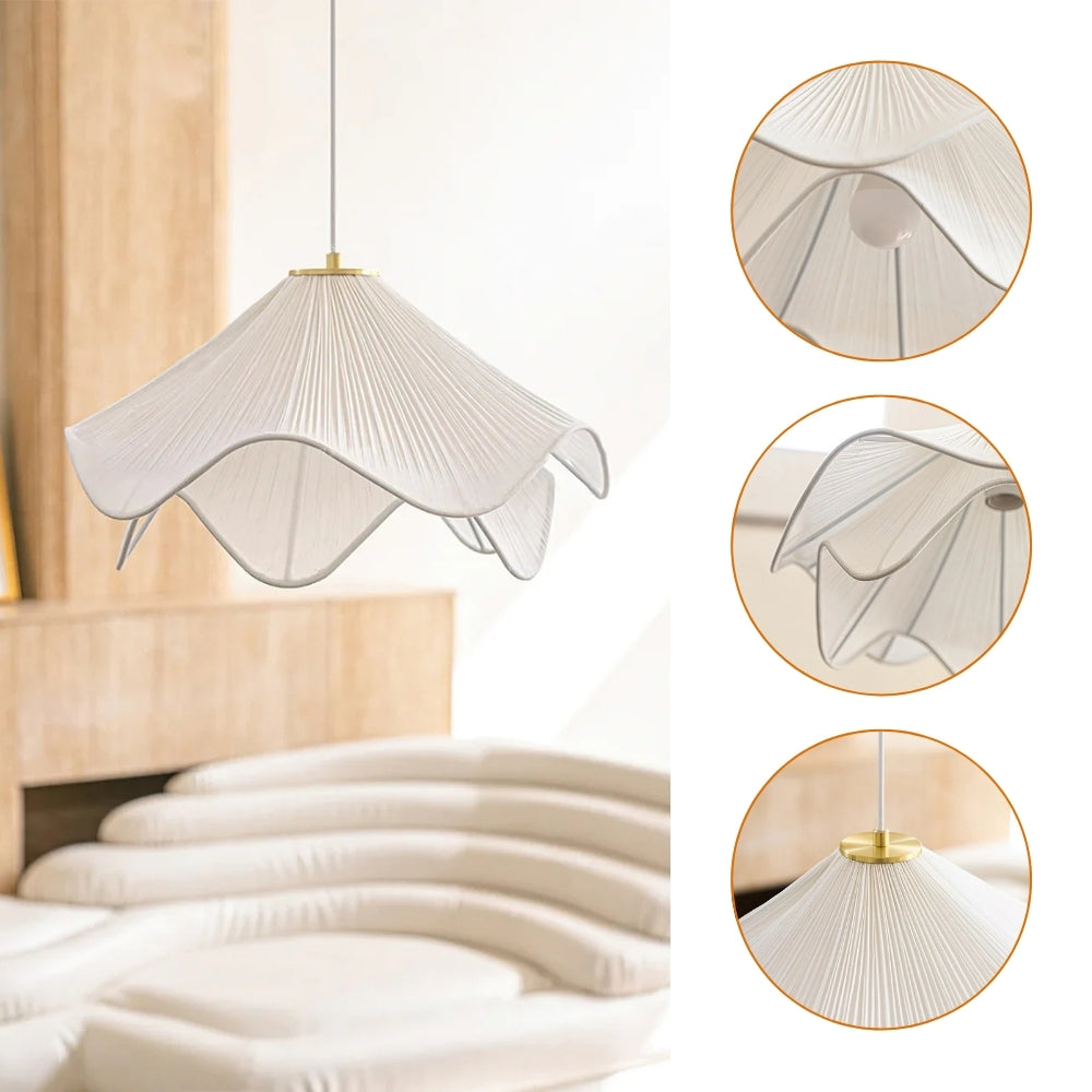 Lia Wabi Sabi Fabric Pendant Light