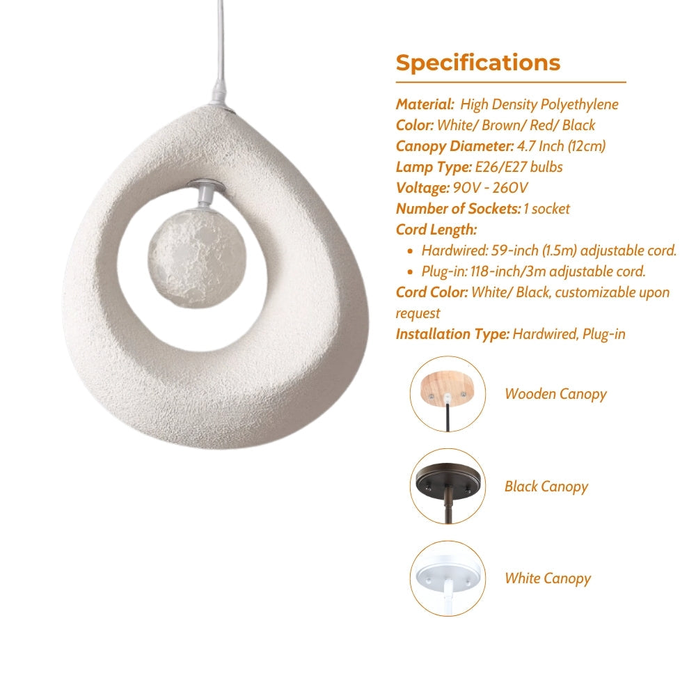Cave Surround Wabi Sabi Pendant Light