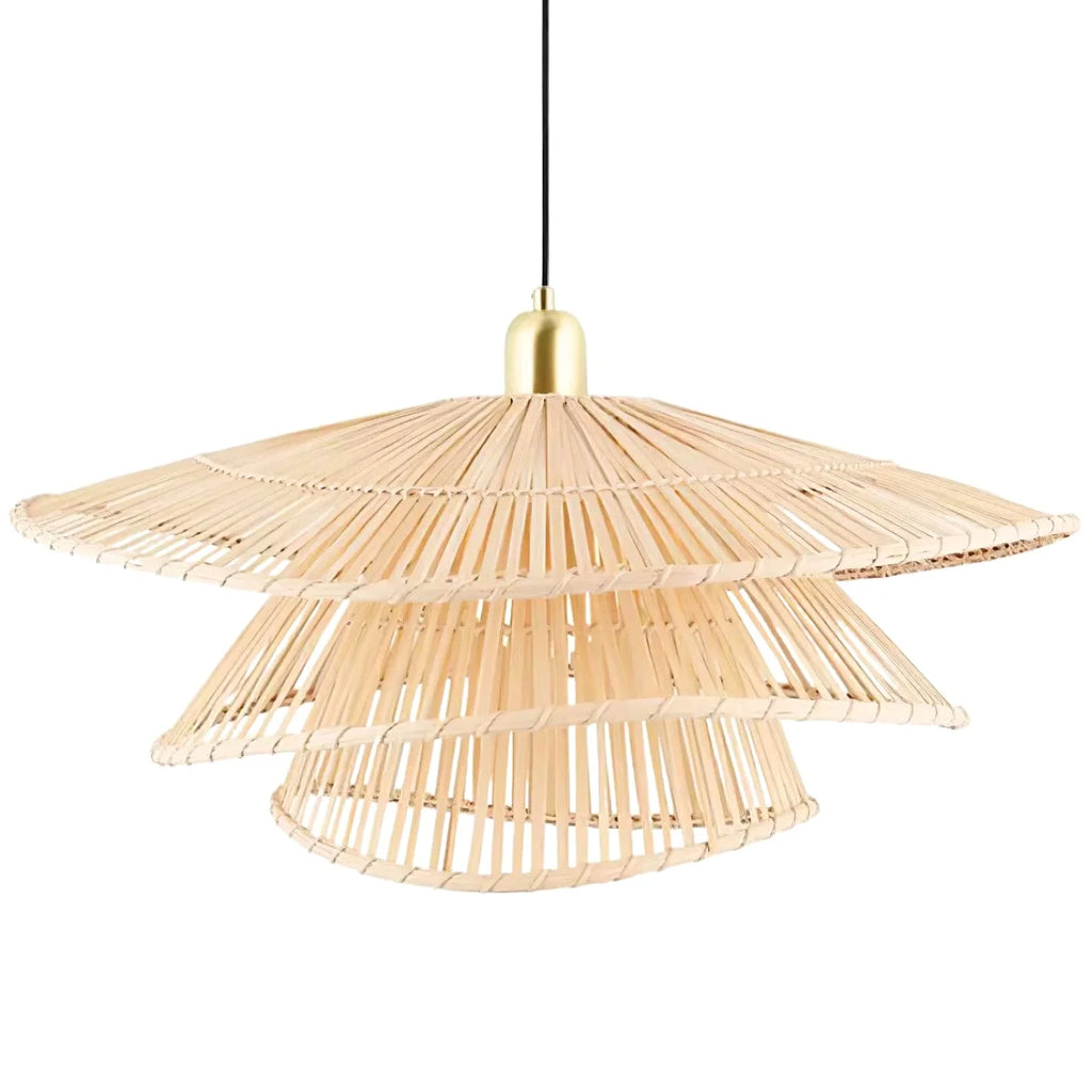 Wilby Tiered Bamboo Pendant Light