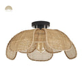 Willa Rattan Flower Ceiling Light