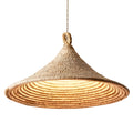Yariah Cone Bamboo Rattan Pendant Light