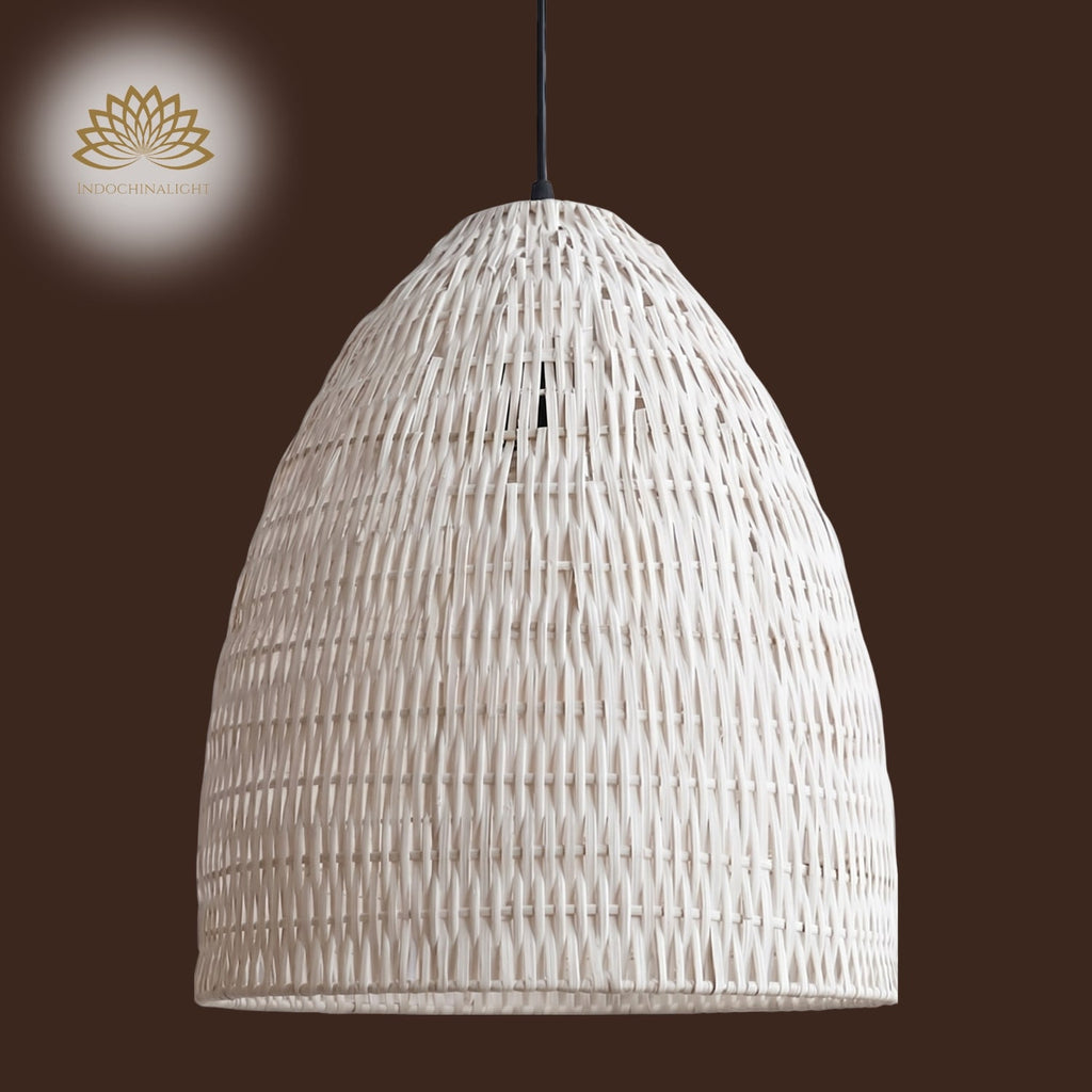 Yujidao White Bamboo Pendant Light Shade